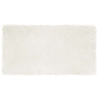 Tappeto in finta TAFALLA Bianco 80 x 150 cm Poliestere
