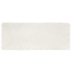 Tappeto in finta TAFALLA Bianco 80 x 200 cm Poliestere