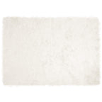 Tappeto in finta TAFALLA Bianco 140 x 200 cm Poliestere