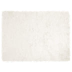 Tappeto in finta TAFALLA Bianco 160 x 230 cm Poliestere