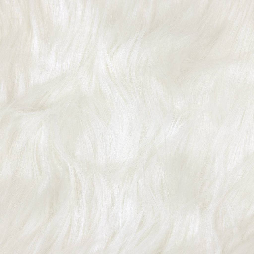 Tappeto in finta TAFALLA Bianco 200 x 280 cm Poliestere