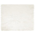 Tappeto in finta TAFALLA Bianco 200 x 280 cm Poliestere