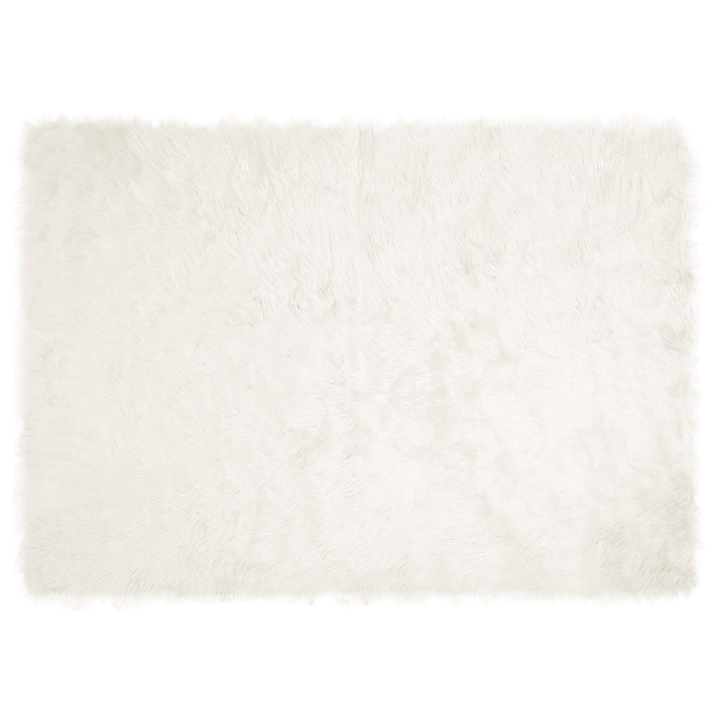 Tappeto in finta TAFALLA Bianco 240 x 340 cm Poliestere