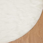 Tappeto in finta TAFALLA Bianco Ø 80 cm Poliestere
