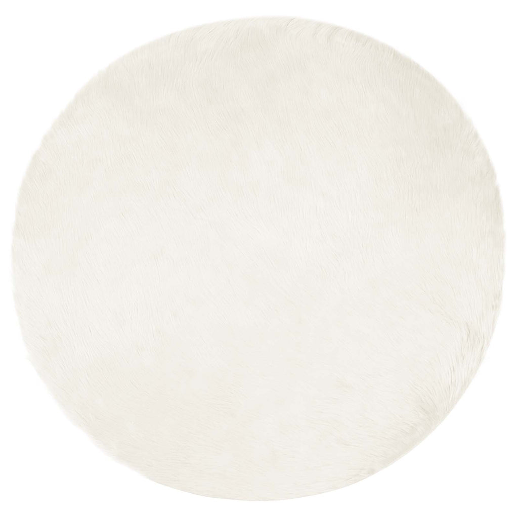 Tappeto in finta TAFALLA Bianco Ø 80 cm Poliestere