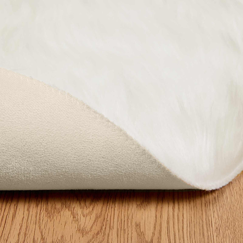 Tappeto in finta TAFALLA Bianco Ø 100 cm Poliestere