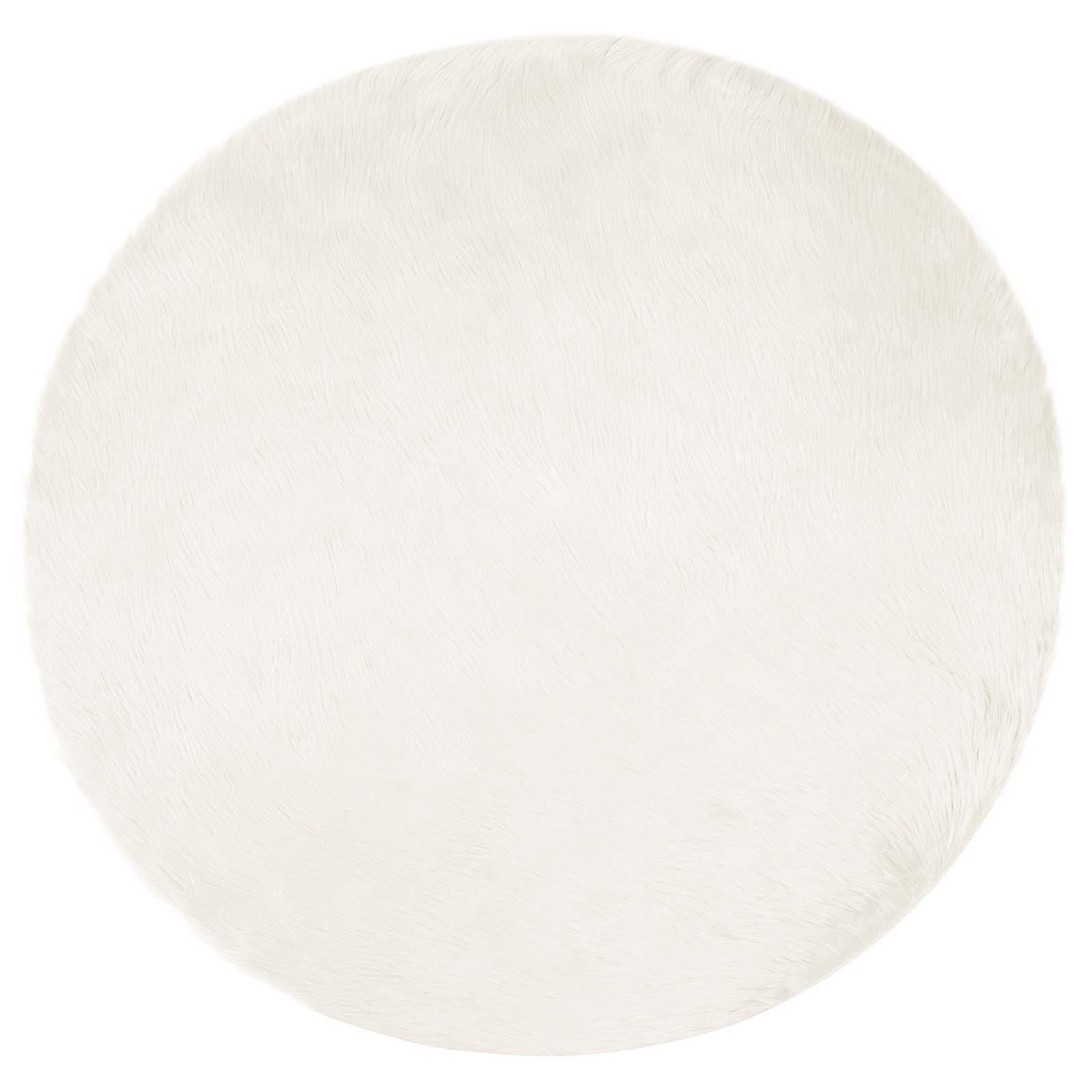 Tappeto in finta TAFALLA Bianco Ø 100 cm Poliestere