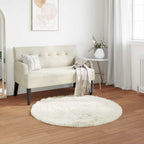 Tappeto in finta TAFALLA Bianco Ø 120 cm Poliestere