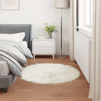 Tappeto in finta TAFALLA Bianco Ø 120 cm Poliestere
