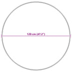 Tappeto in finta TAFALLA Bianco Ø 120 cm Poliestere