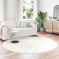 Tappeto in finta TAFALLA Bianco Ø 160 cm Poliestere