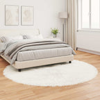 Tappeto in finta TAFALLA Bianco Ø 160 cm Poliestere
