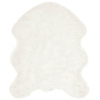 Tappeto in finta TAFALLA Bianco 50 x 80 cm Poliestere