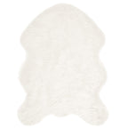 Tappeto in finta TAFALLA Bianco 80 x 120 cm Poliestere