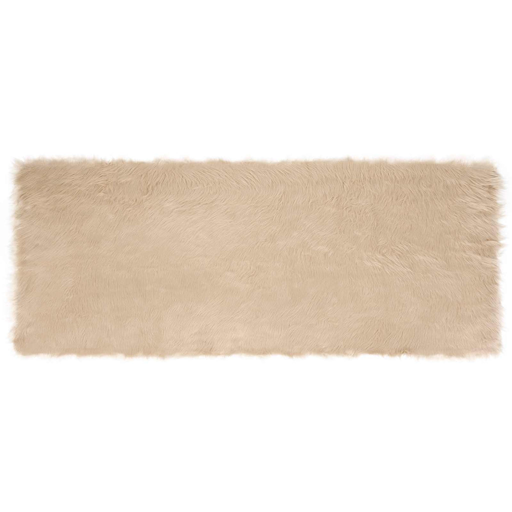 Tappeto in finta TAFALLA Beige 80 x 200 cm Poliestere