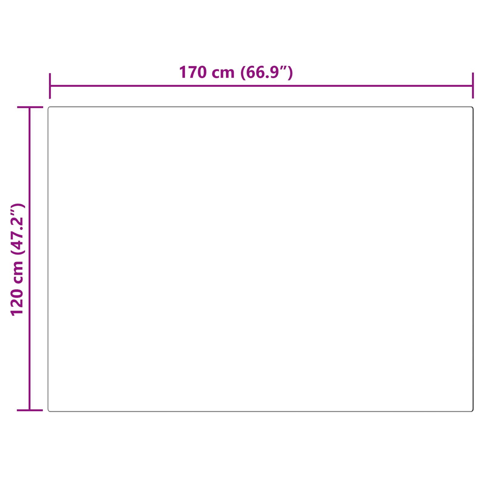 Tappeto in finta TAFALLA Beige 120 x 170 cm Poliestere