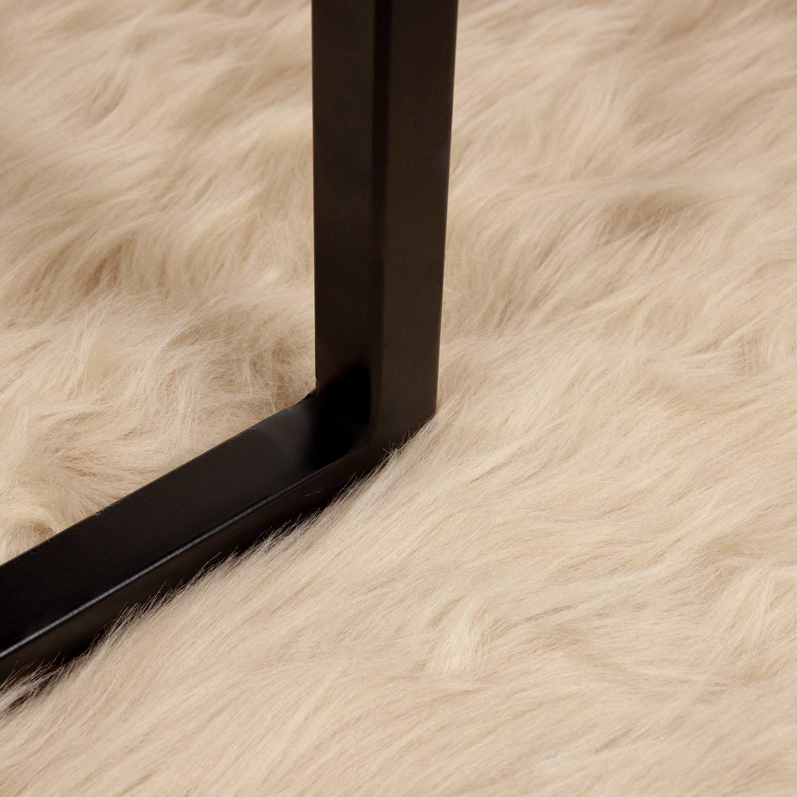 Tappeto in finta TAFALLA Beige 160 x 230 cm Poliestere