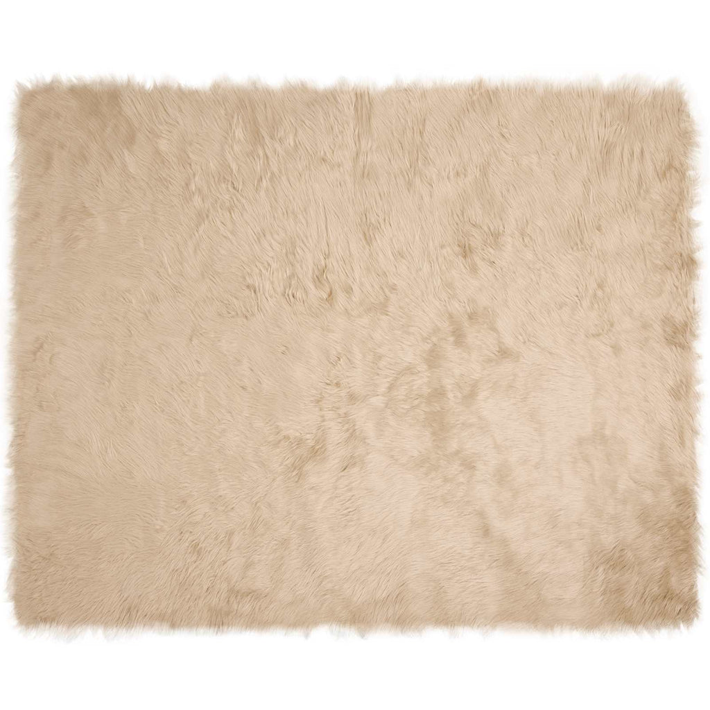 Tappeto in finta TAFALLA Beige 200 x 280 cm Poliestere