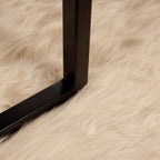 Tappeto in finta TAFALLA Beige 240 x 340 cm Poliestere