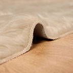 Tappeto in finta TAFALLA Beige 240 x 340 cm Poliestere