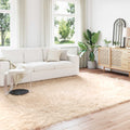 Tappeto in finta TAFALLA Beige 240 x 340 cm Poliestere