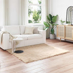 Tappeto in finta TAFALLA Beige 160 x 160 cm Poliestere