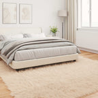Tappeto in finta TAFALLA Beige 200 x 200 cm Poliestere