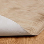 Tappeto in finta TAFALLA Beige Ø 120 cm Poliestere