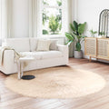 Tappeto in finta TAFALLA Beige Ø 200 cm Poliestere