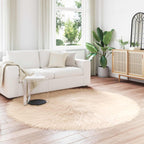 Tappeto in finta TAFALLA Beige Ø 200 cm Poliestere