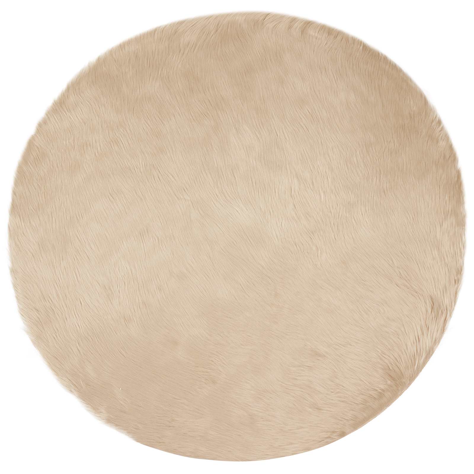 Tappeto in finta TAFALLA Beige Ø 200 cm Poliestere