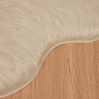 Tappeto in finta TAFALLA Beige 60 x 90 cm Poliestere