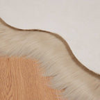Tappeto in finta TAFALLA Beige 80 x 120 cm Poliestere