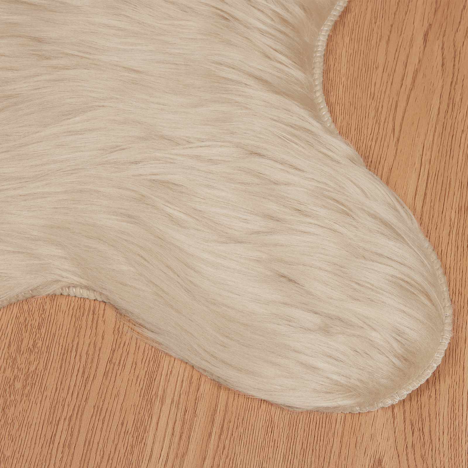 Tappeto in finta TAFALLA Beige 80 x 120 cm Poliestere