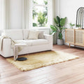 Tappeto in finta TAFALLA Crema 160 x 230 cm Poliestere
