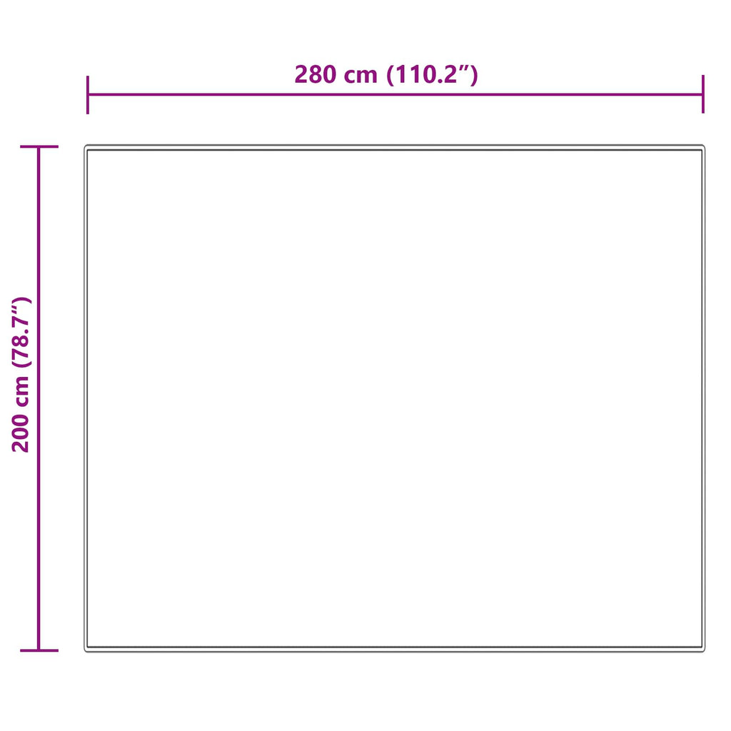 Tappeto in finta TAFALLA Crema 200 x 280 cm Poliestere