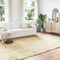 Tappeto in finta TAFALLA Crema 240 x 340 cm Poliestere