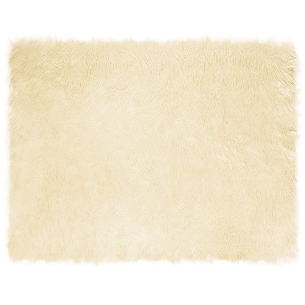 Tappeto in finta TAFALLA Crema 240 x 340 cm Poliestere