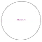 Tappeto in finta TAFALLA Crema Ø 80 cm Poliestere