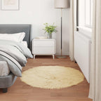 Tappeto in finta TAFALLA Crema Ø 120 cm Poliestere