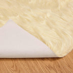 Tappeto in finta TAFALLA Crema Ø 160 cm Poliestere