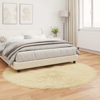 Tappeto in finta TAFALLA Crema Ø 200 cm Poliestere