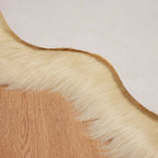 Tappeto in finta TAFALLA Crema 60 x 90 cm Poliestere
