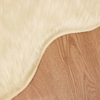Tappeto in finta TAFALLA Crema 60 x 90 cm Poliestere
