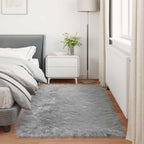 Tappeto in finta TAFALLA Grigio 80 x 200 cm Poliestere