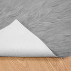 Tappeto in finta TAFALLA Grigio 80 x 250 cm Poliestere