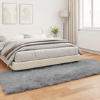 Tappeto in finta TAFALLA Grigio 80 x 250 cm Poliestere