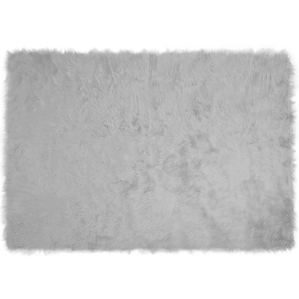 Tappeto in finta TAFALLA Grigio 120 x 170 cm Poliestere