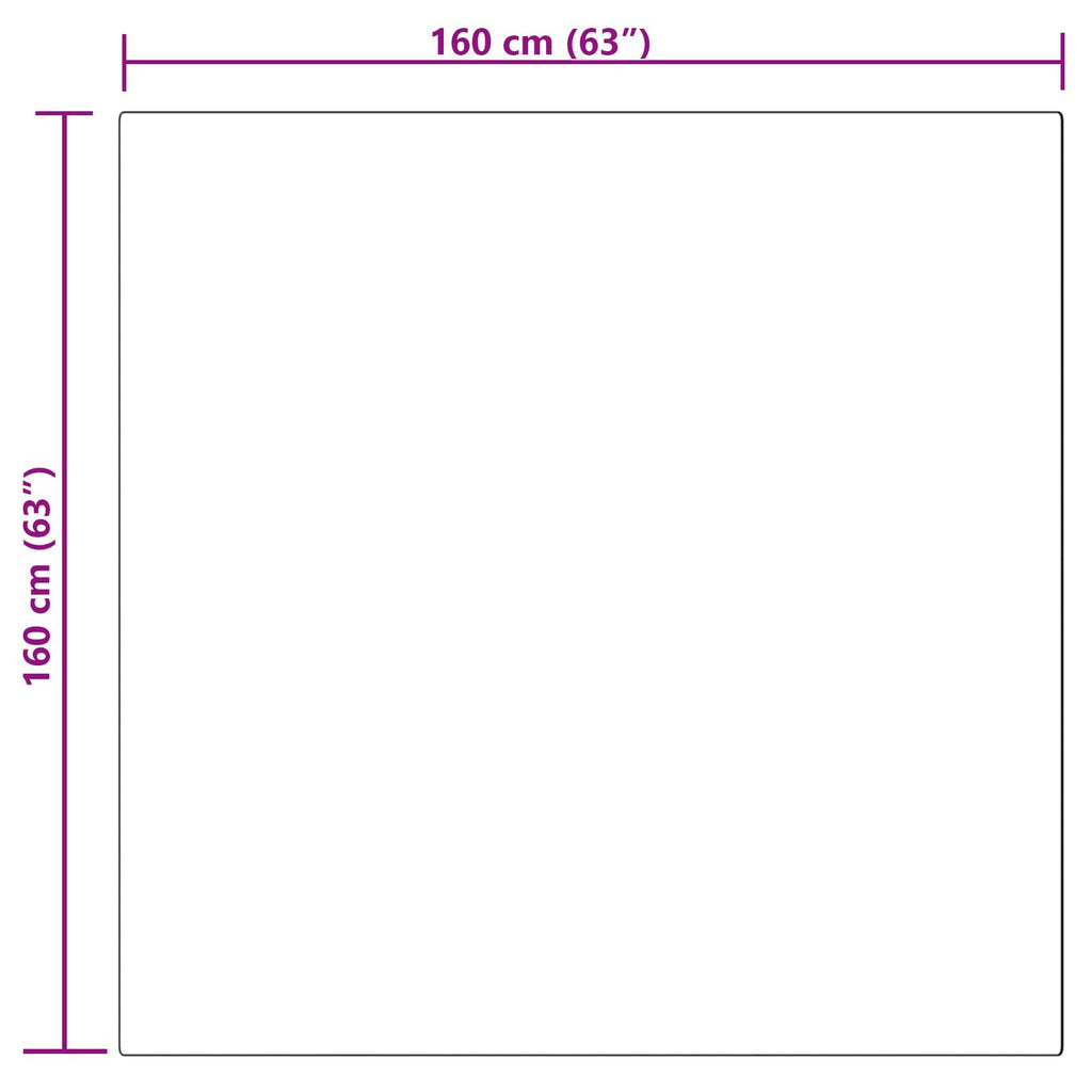 Tappeto in finta TAFALLA Grigio 160 x 160 cm Poliestere