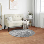 Tappeto in finta TAFALLA Grigio Ø 80 cm Poliestere
